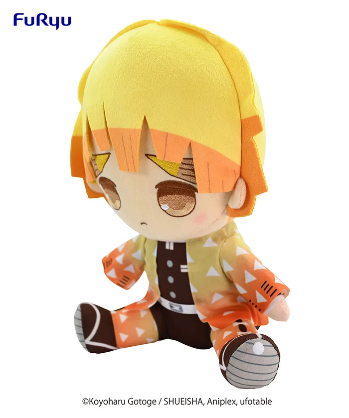 Demon Slayer: Kimetsu No Yaiba Zenitsu Agatsuma Big Plush Toy 2 Demon Slayer: Kimetsu No Yaiba Zenitsu Agatsuma Big Plush Toy - Image 2