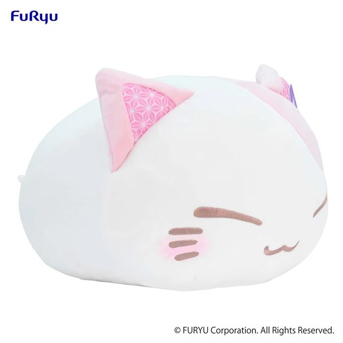 Nemuneko Cat Pastel Pink Big Plush Toy 8 Nemuneko Cat Pastel Pink Big Plush Toy - Image 8