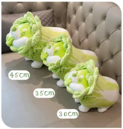 Vegetable Fairy Series Cabbage Dog 45cm Plush