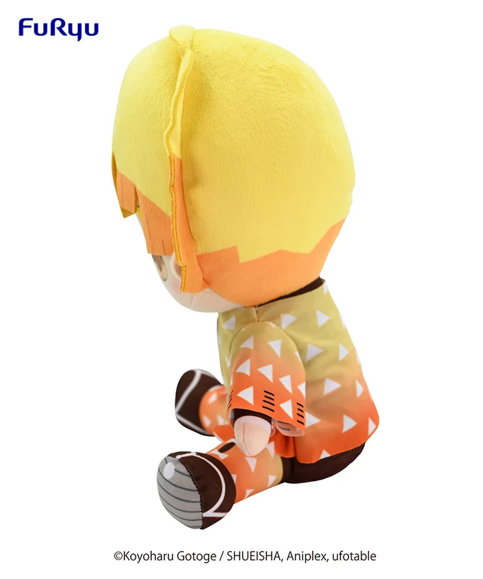 Demon Slayer: Kimetsu No Yaiba Zenitsu Agatsuma Big Plush Toy 3 Demon Slayer: Kimetsu No Yaiba Zenitsu Agatsuma Big Plush Toy - Image 3